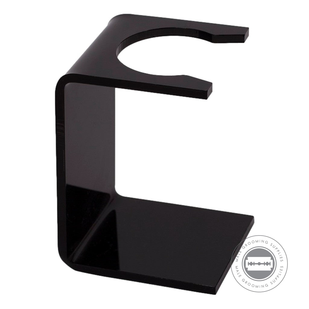 Semogue 0020 black acrylic brush stand for 24mm and 26mm shaving knots