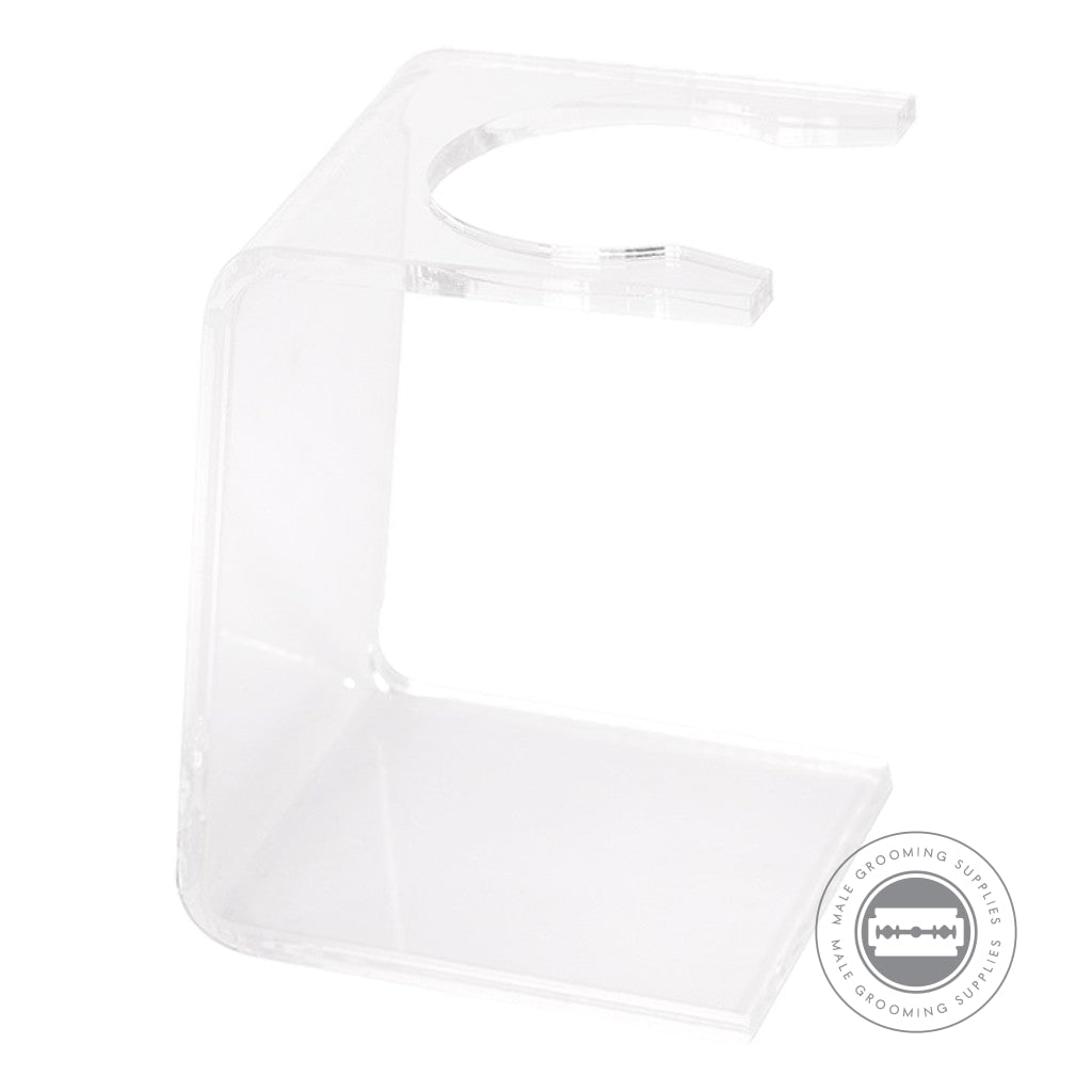 Semogue 0020 transparent acrylic brush stand for 24mm and 26mm shaving knots