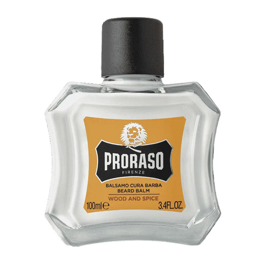 Proraso Wood And Spice Beard Balm 100ml for softening new beard growth