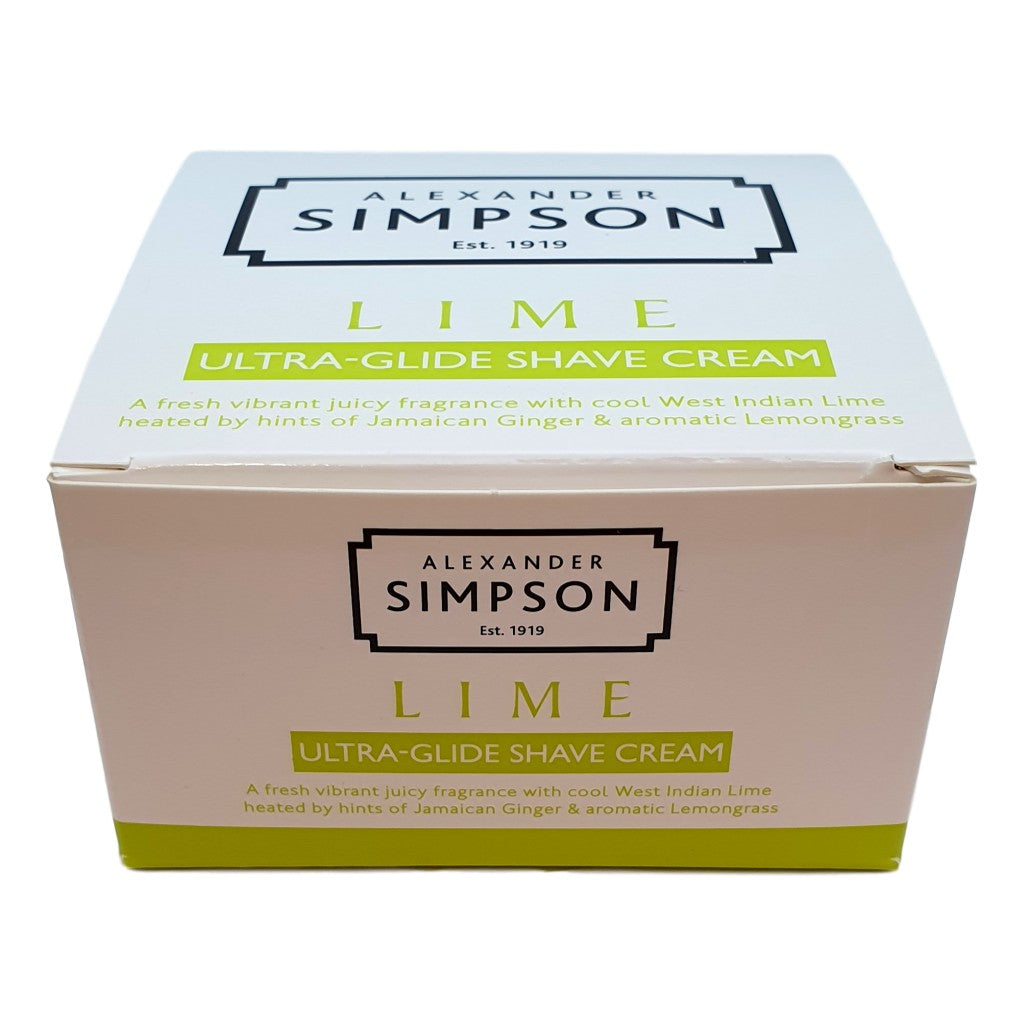 Alexander Simpson Lime Ultra Glide Shave Cream 180ml – Zesty Shave Cream For Men