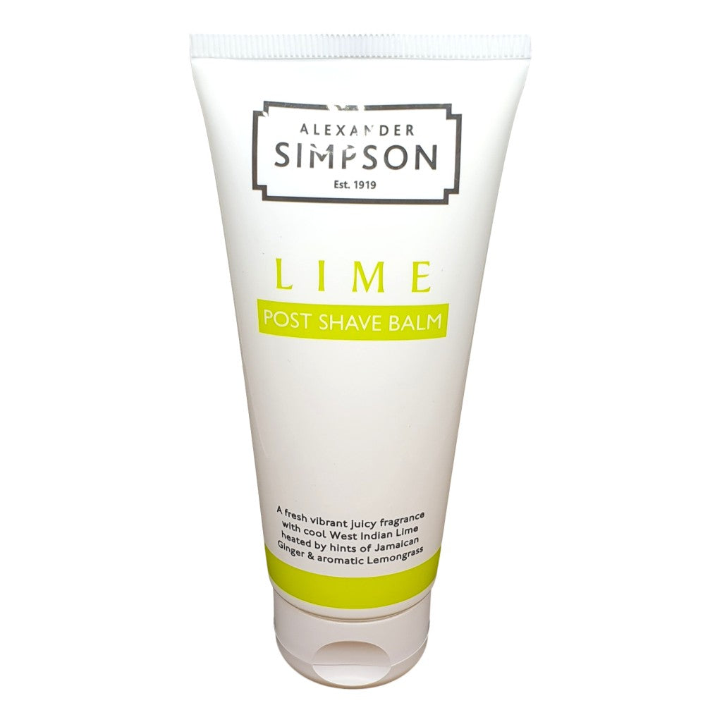 Alexander Simpson Lime Post Shave Balm 100ml – Refreshing Aftershave Balm