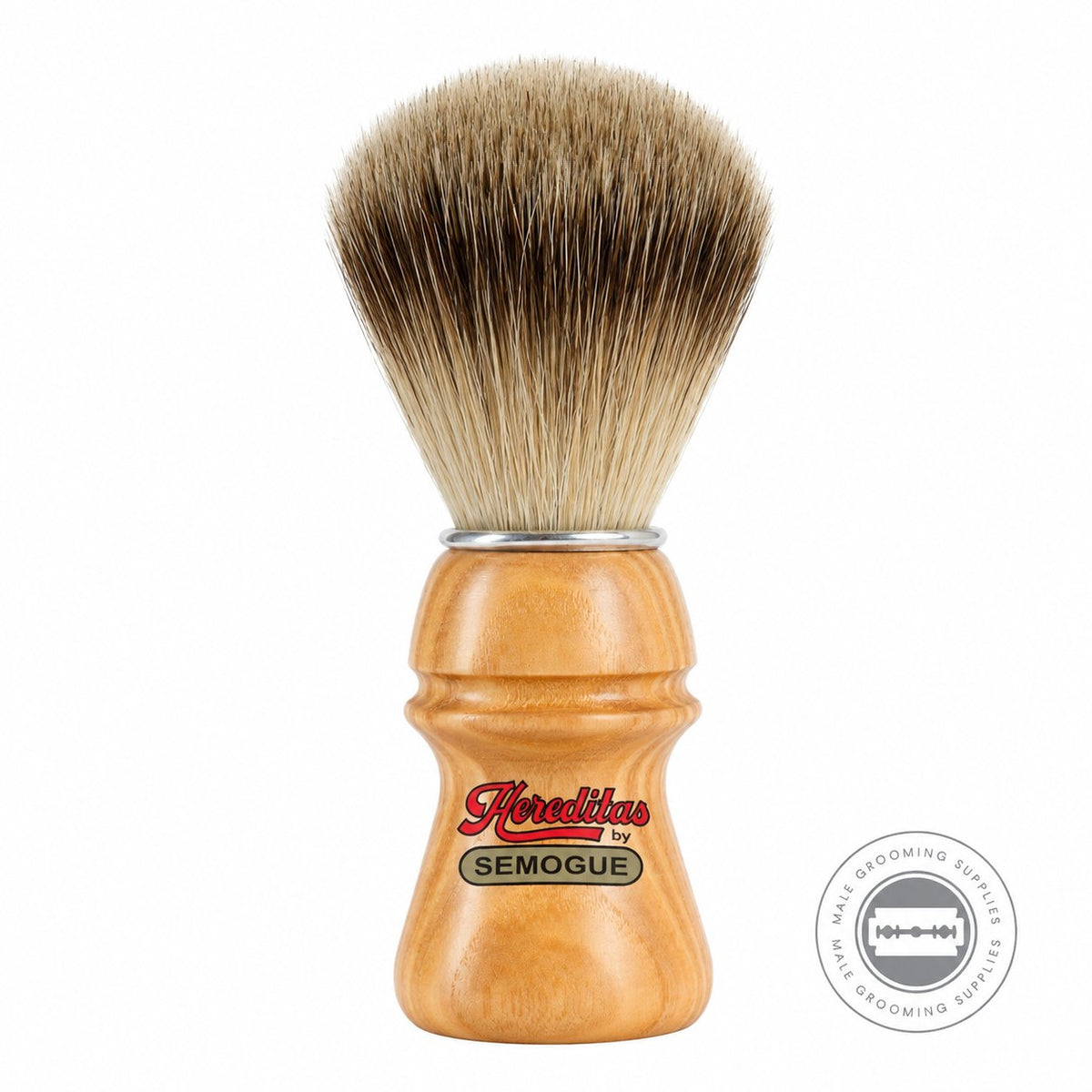 Semogue Hereditas 2020 Finest Badger Shaving Brush – Cherry Wood Handle – Male Grooming Supplies