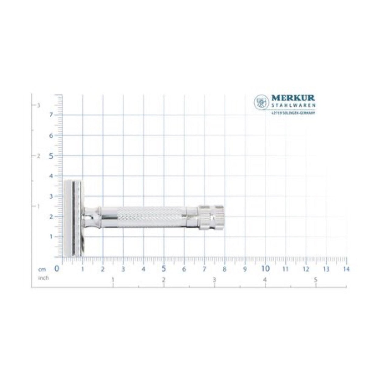 MERKUR 34 ADJ adjustable safety razor scale view