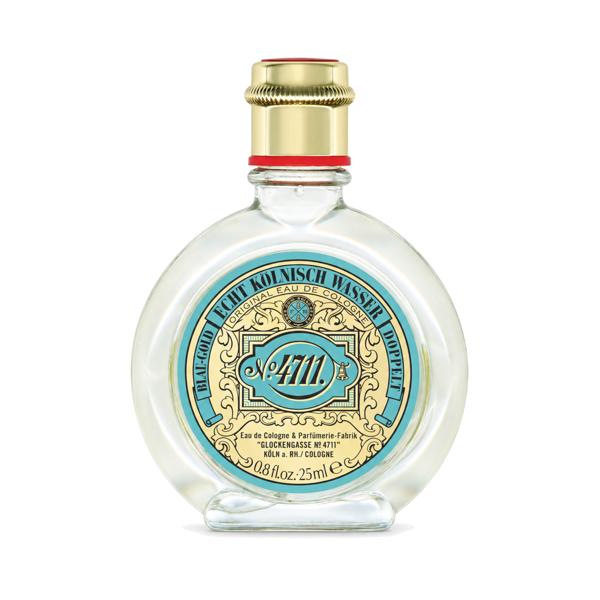 4711 Original Eau de Cologne Watch Bottle 25ml on white background