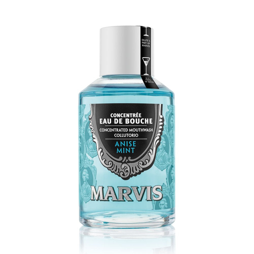 Marvis Anise Mint Mouthwash 120ml front bottle
