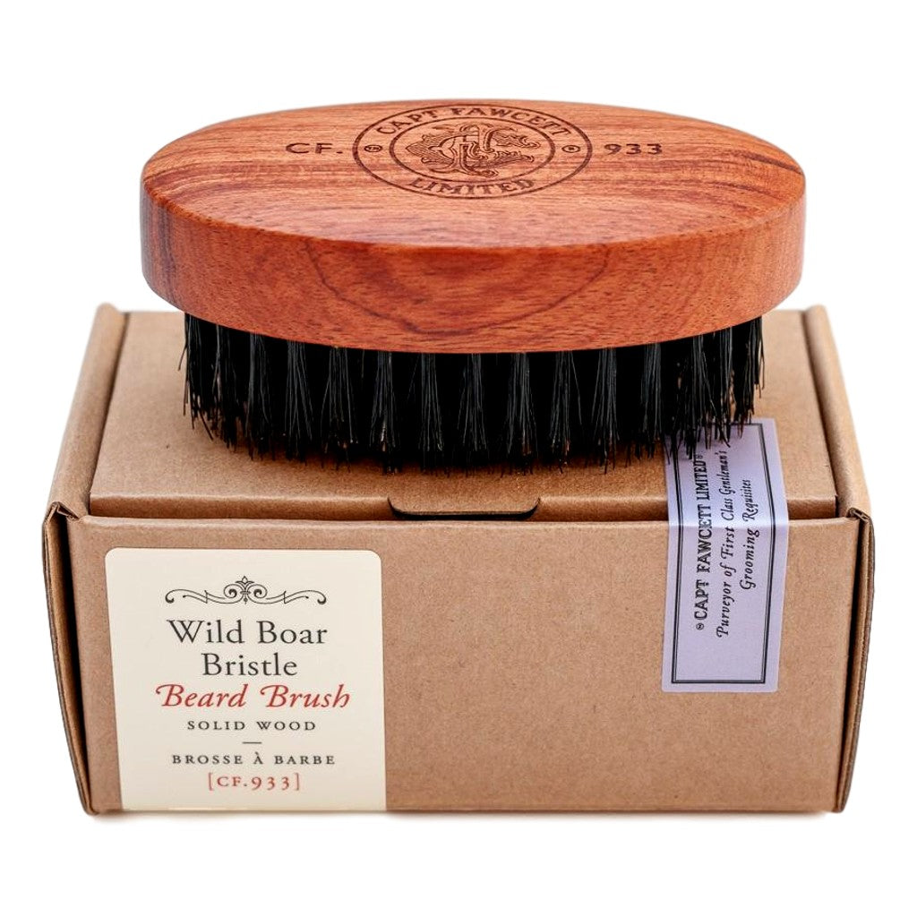 Captain Fawcett Wild Boar Bristle Beard Brush With Rosewood Base CF.933