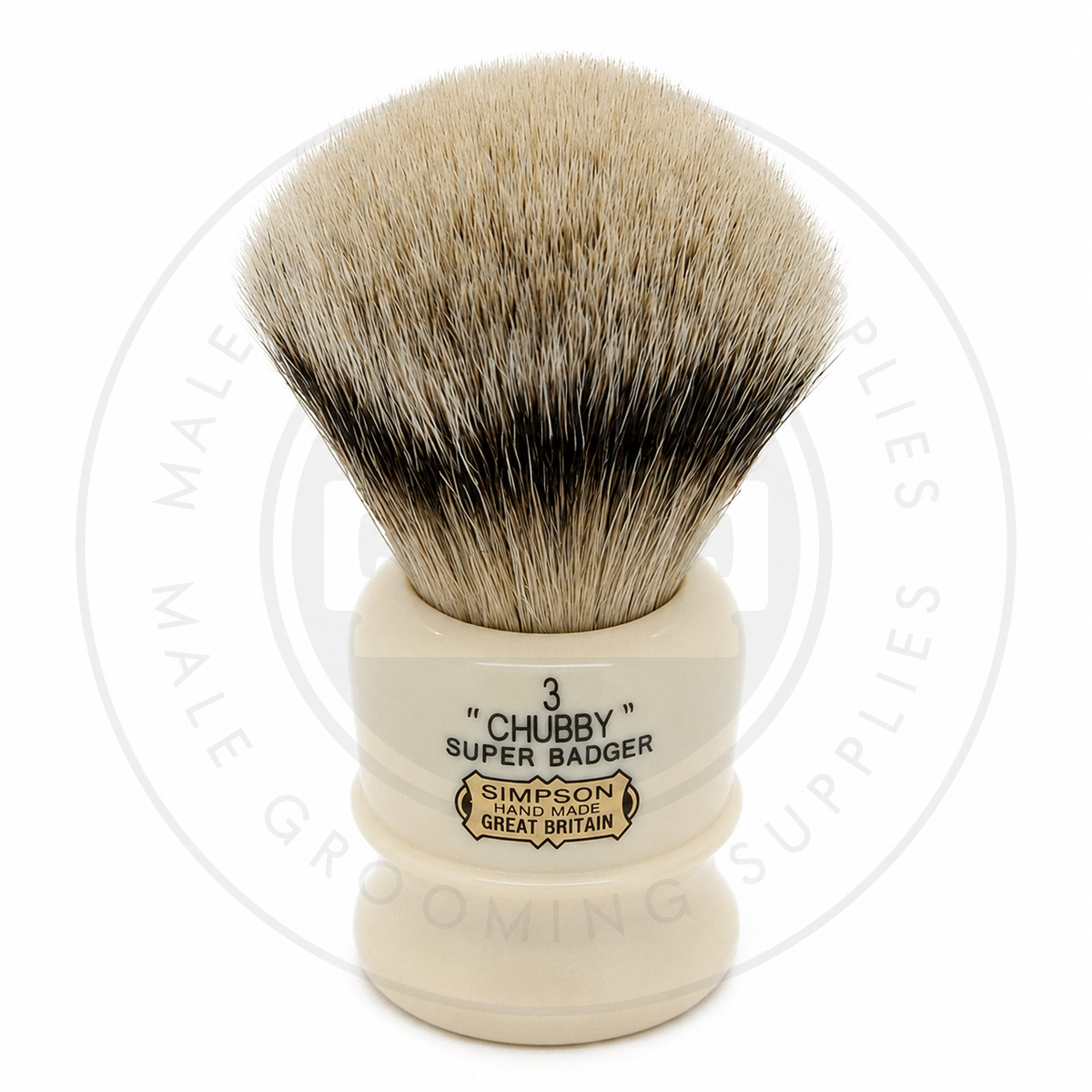 Simpson The Chubby Shaving Brush – Male Grooming Supplies