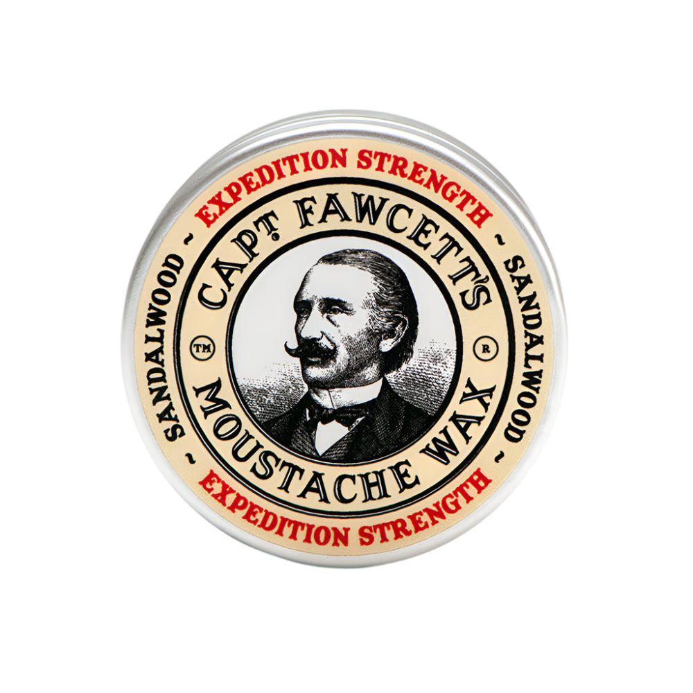 Captain Fawcett Expedition Strength Moustache Wax 15ml With Firm Hold - Front View