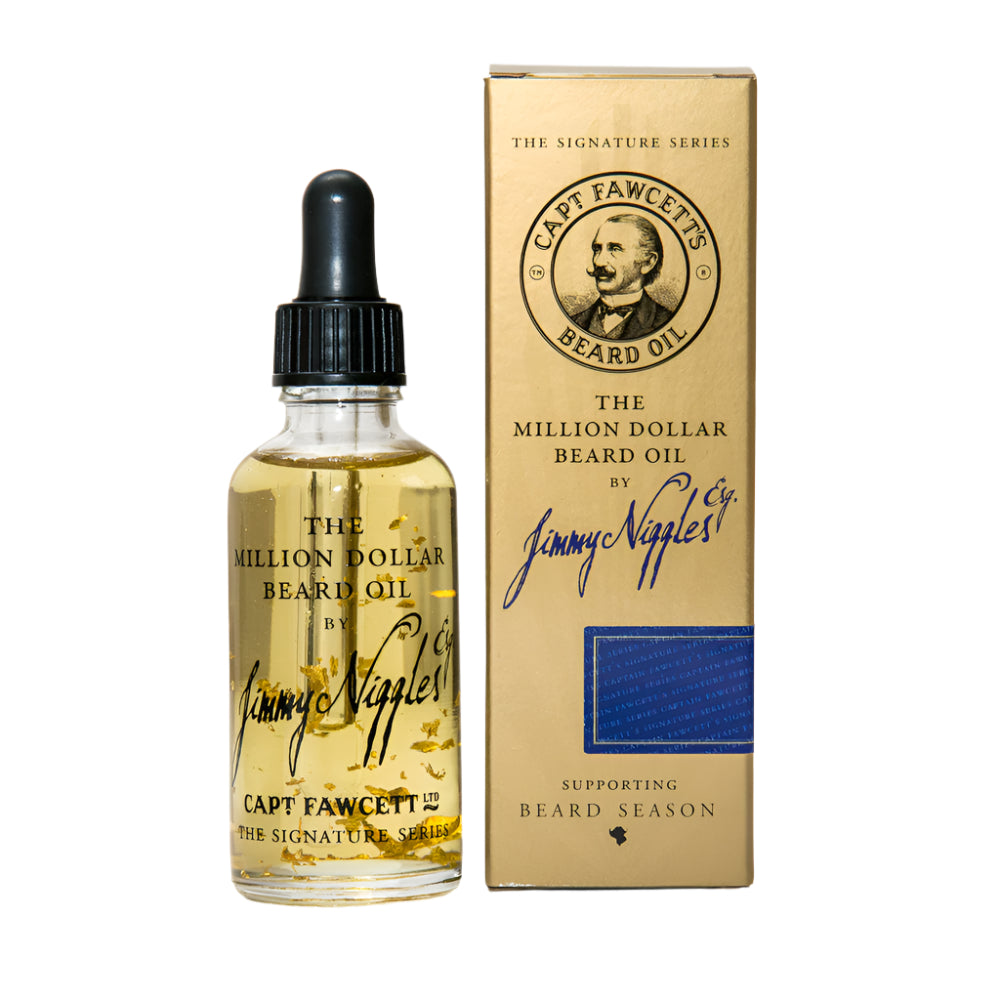 Captain Fawcett Million Dollar Beard Oil 50ml With 23-Carat Gold