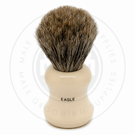 Simpson The Eagle Shaving Brush back view – Male Grooming Supplies