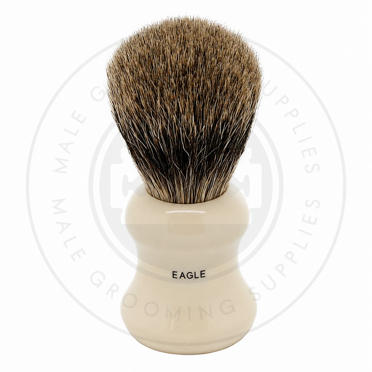 Simpson The Eagle Shaving Brush back view – Male Grooming Supplies