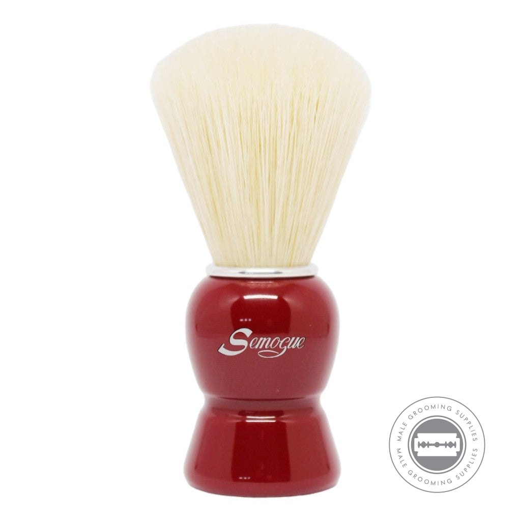 Semogue Galahad-C3 Imperial Red Shaving Brush With Premium Boar Knot And Glossy Resin Handle