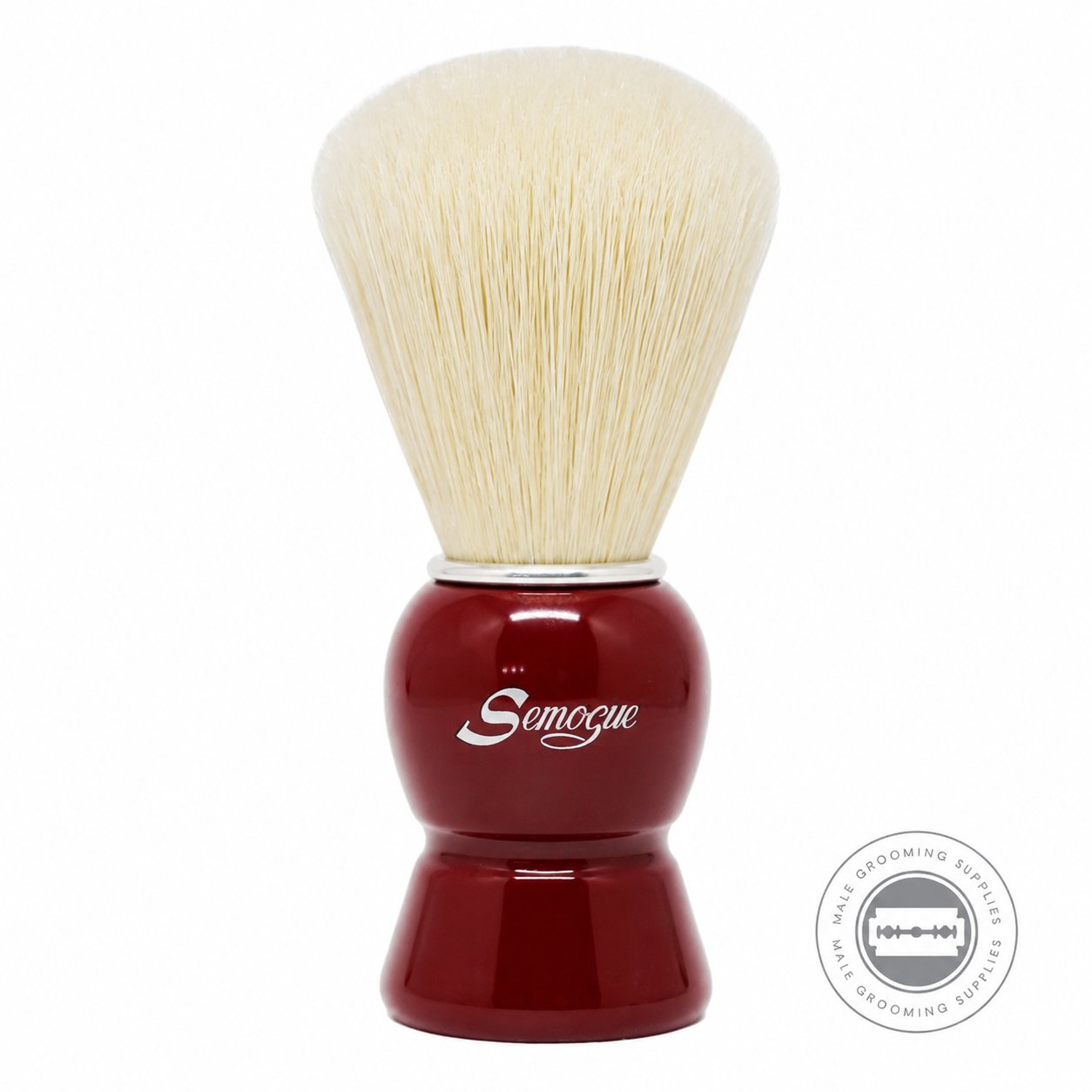 Semogue Galahad-C3 Premium Boar Shaving Brush - Imperial Red – Male Grooming Supplies