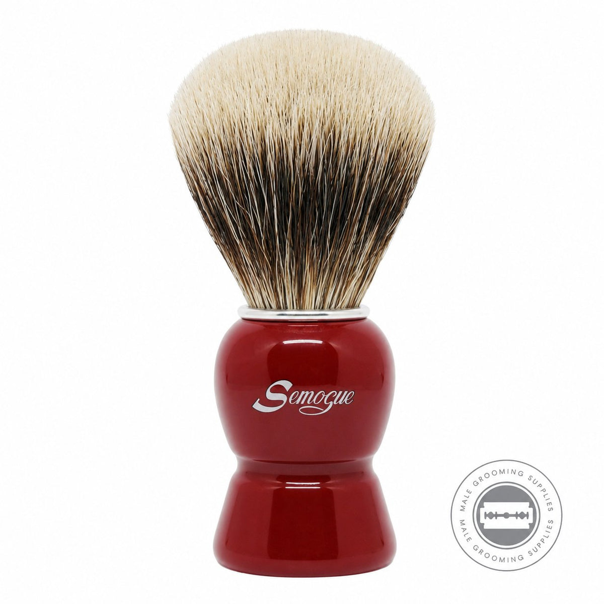 Semogue Galahad-C3 Finest Badger Shaving Brush – Imperial Red – Male Grooming Supplies
