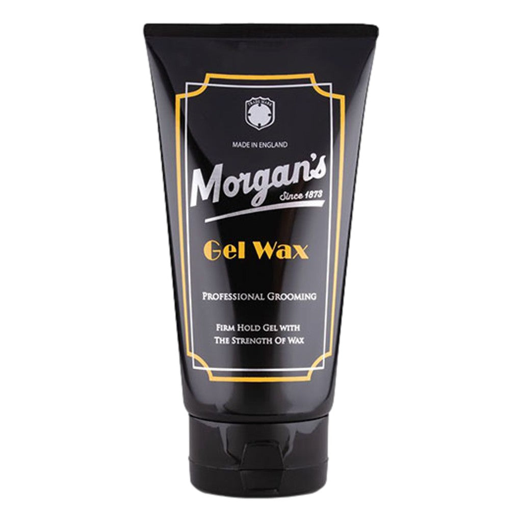 Morgan’s Gel Wax 150ml Black Tube – Firm Hold With Shine & Silk Protein