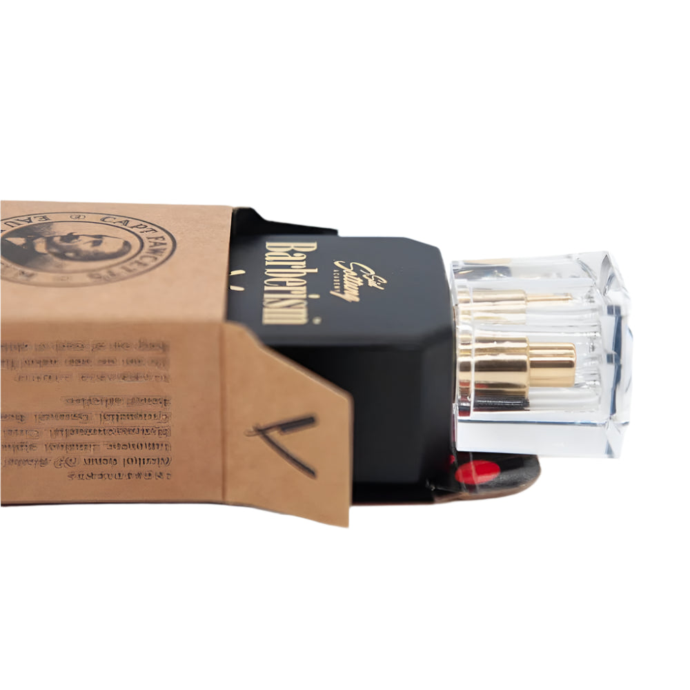 Captain Fawcett Barberism Eau De Parfum 50ml Bottle Laid Sideways