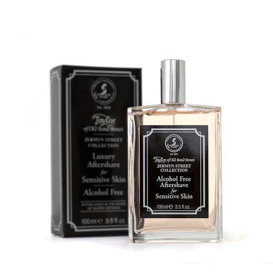 Taylor of Old Bond Street Jermyn Street Aftershave Lotion – 100ml, Alcohol-Free, Soothing For Sensitive Skin.