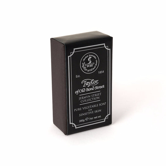 Taylor of Old Bond Street Jermyn Street Bath Soap, 200g – Triple-Milled, For Sensitive Skin, Made In The UK.
