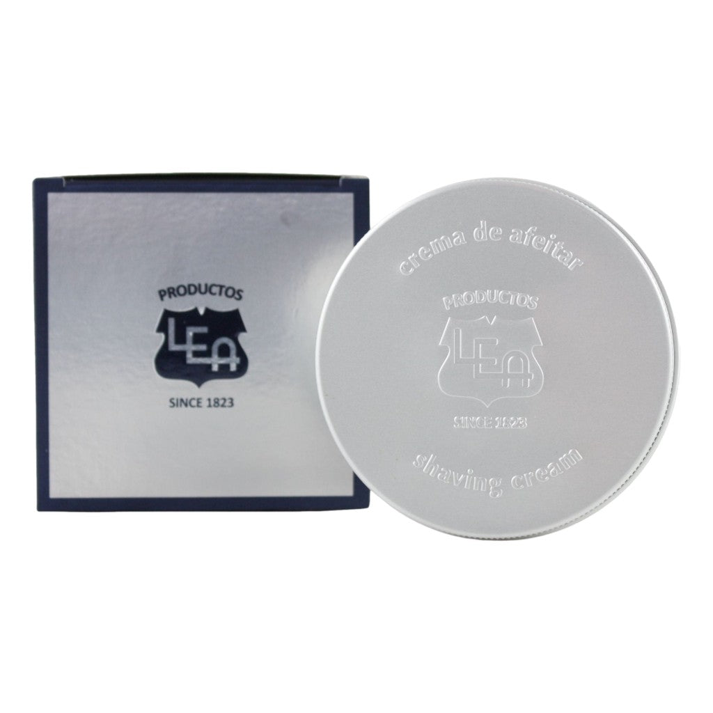 LEA Classic Shaving Cream in Jar 150g with sandalwood scent and skin-soothing ingredients.