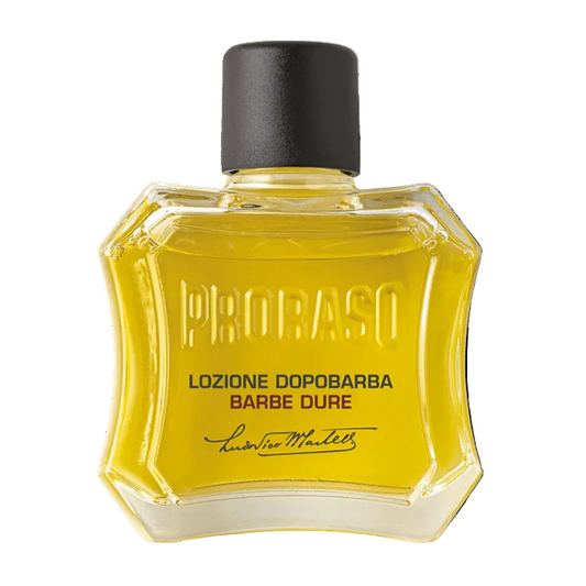 Proraso Red After Shave Lotion 100ml bottle with sandalwood oil and shea butter for post shave care