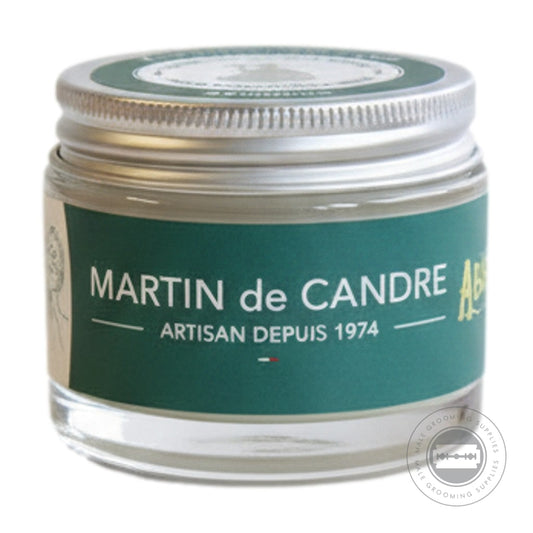 Martin De Candre Absinthe Shaving Soap jar with aluminium lid cool aniseed and herbaceous fragrance - 50g