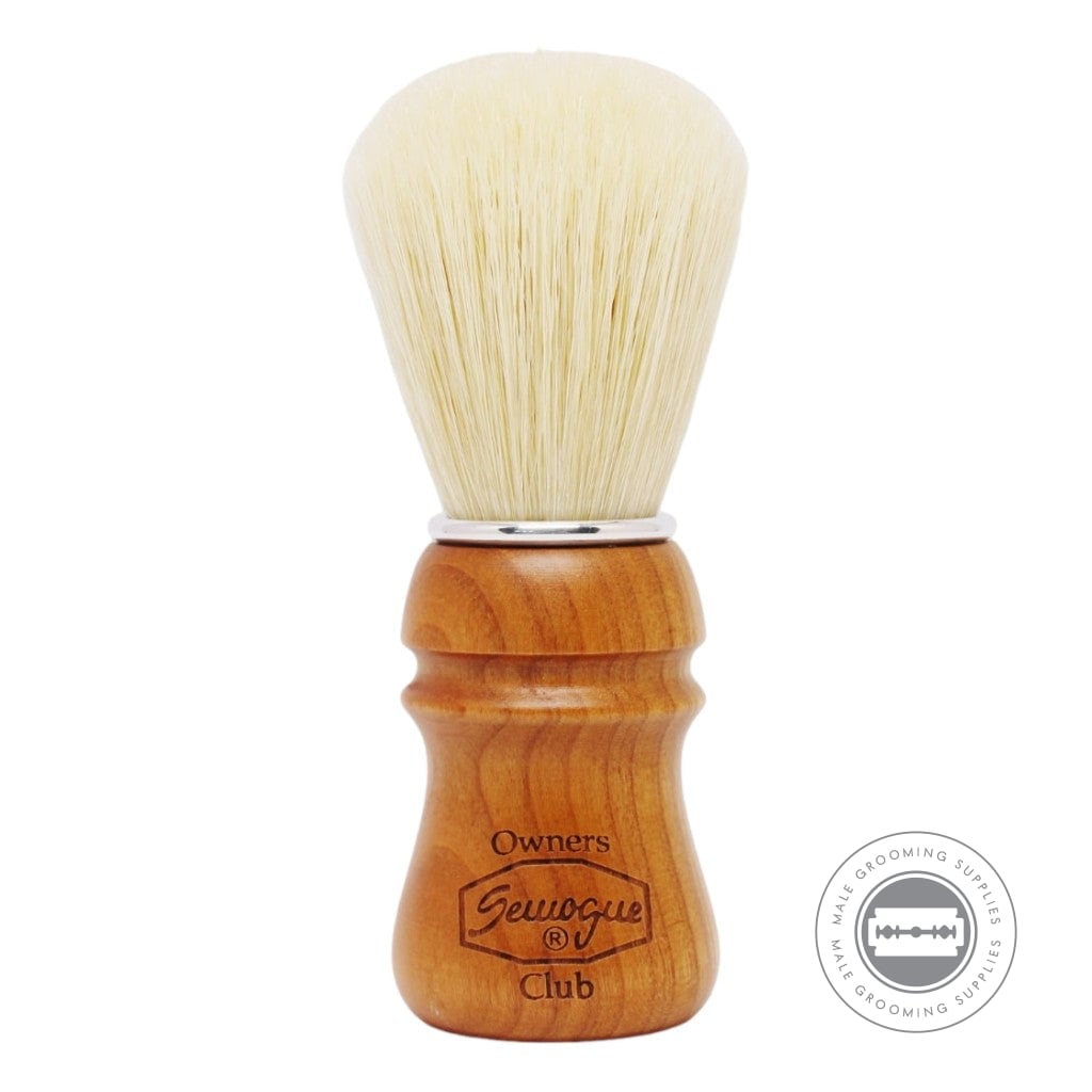 Semogue SOC-C5 Selected Premium Boar Shaving Brush, Cherry Wood Handle, 24mm Knot.