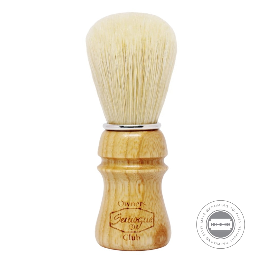 Semogue SOC-C5 Selected Premium Boar Shaving Brush, Ash Wood Handle, Premium Boar Bristles.