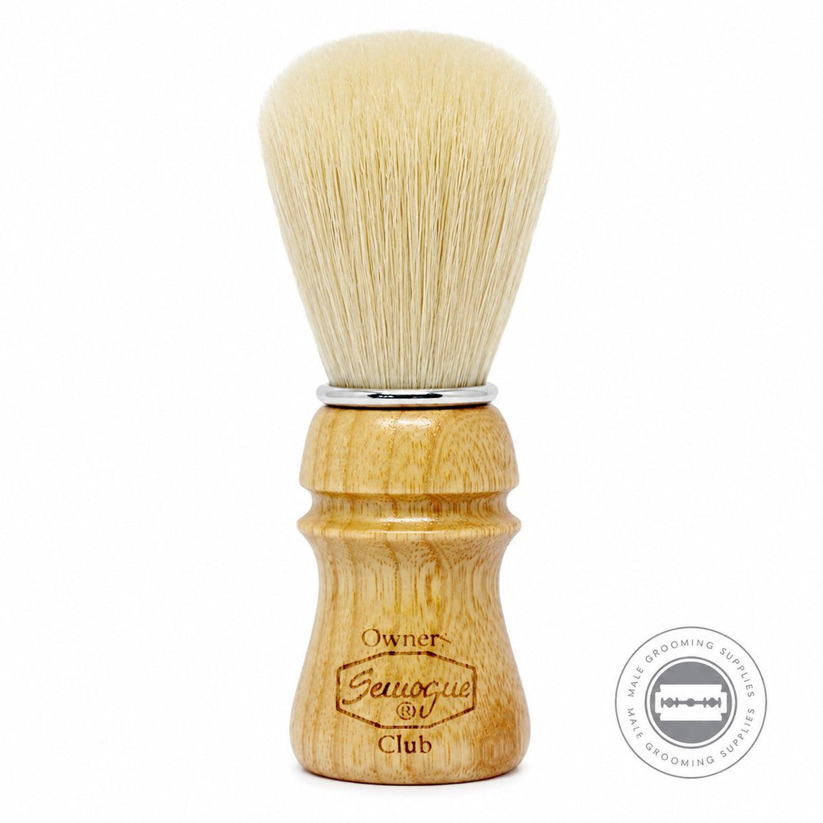 Semogue SOC-C5 Selected Premium Boar Shaving Brush – Ash Wood – Male Grooming Supplies
