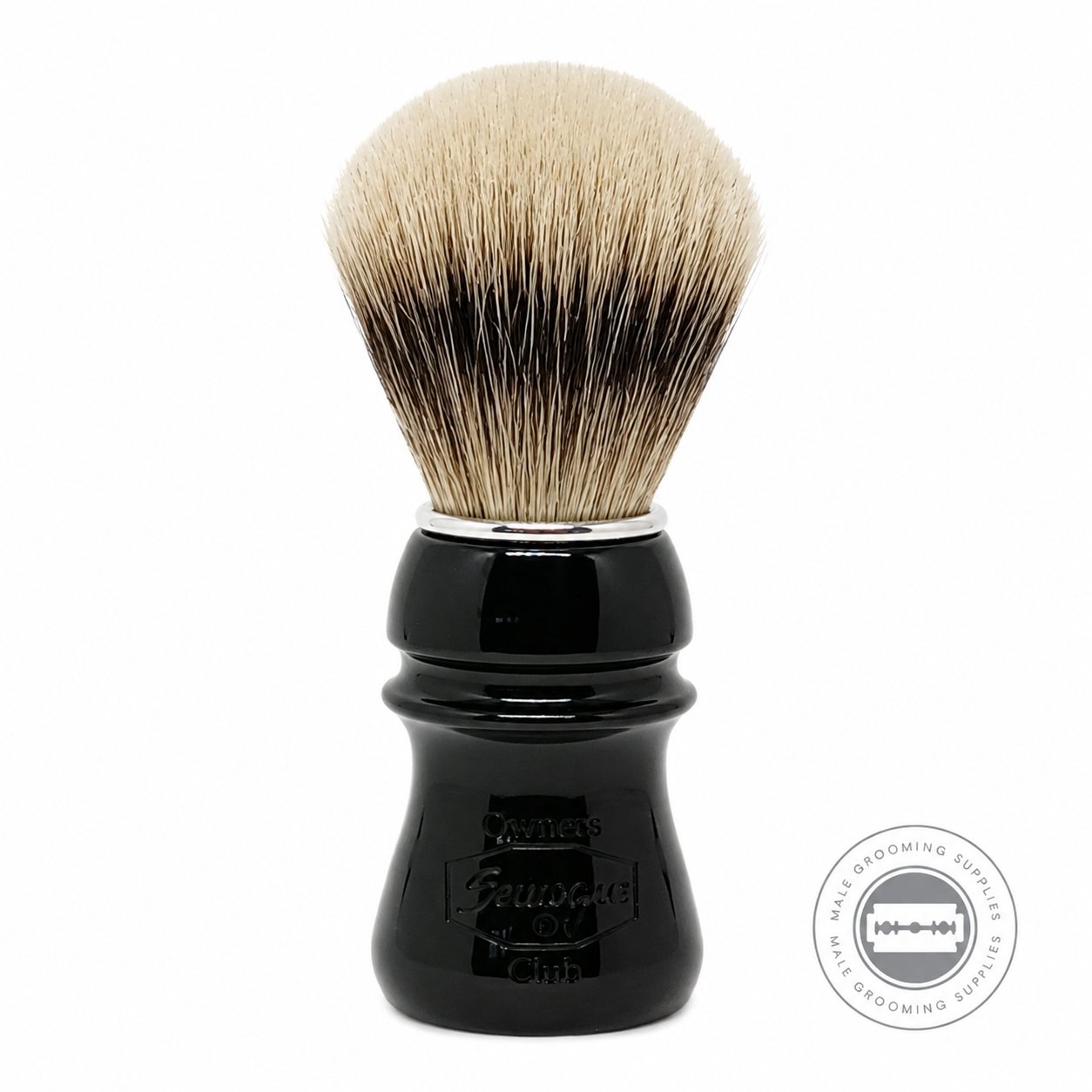 Semogue SOC-C5 Finest Mistura Shaving Brush – Jet Black – Male Grooming Supplies