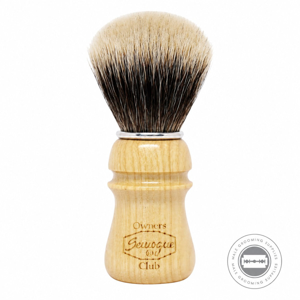 Semogue SOC-C5 Finest Badger Shaving Brush – Ash Wood – Male Grooming Supplies