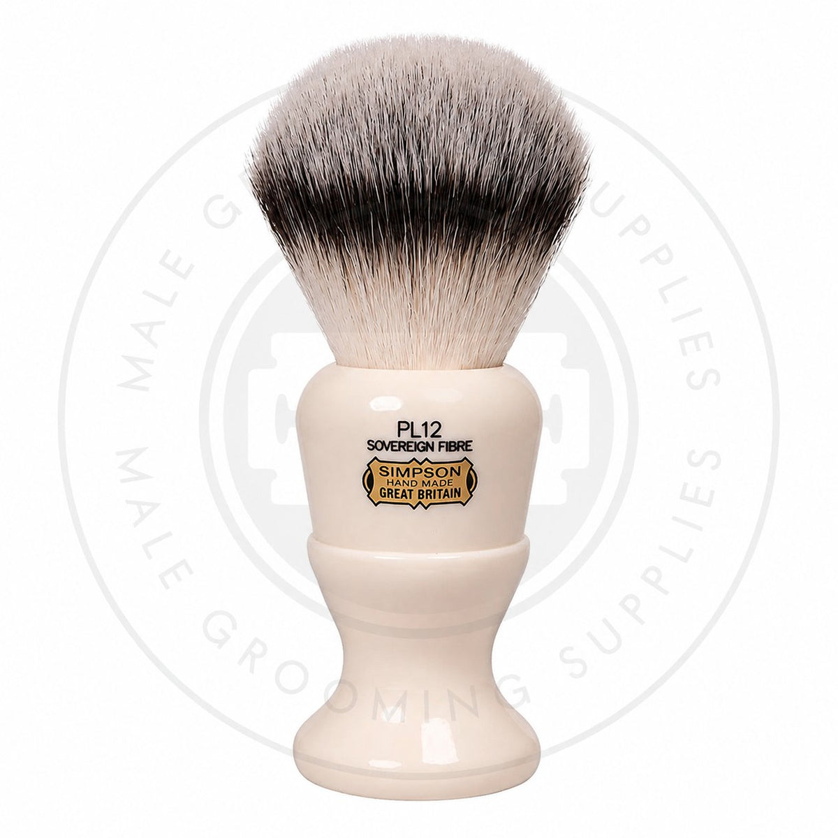 Simpson Polo Sovereign Synthetic Shaving Brush – Male Grooming Supplies