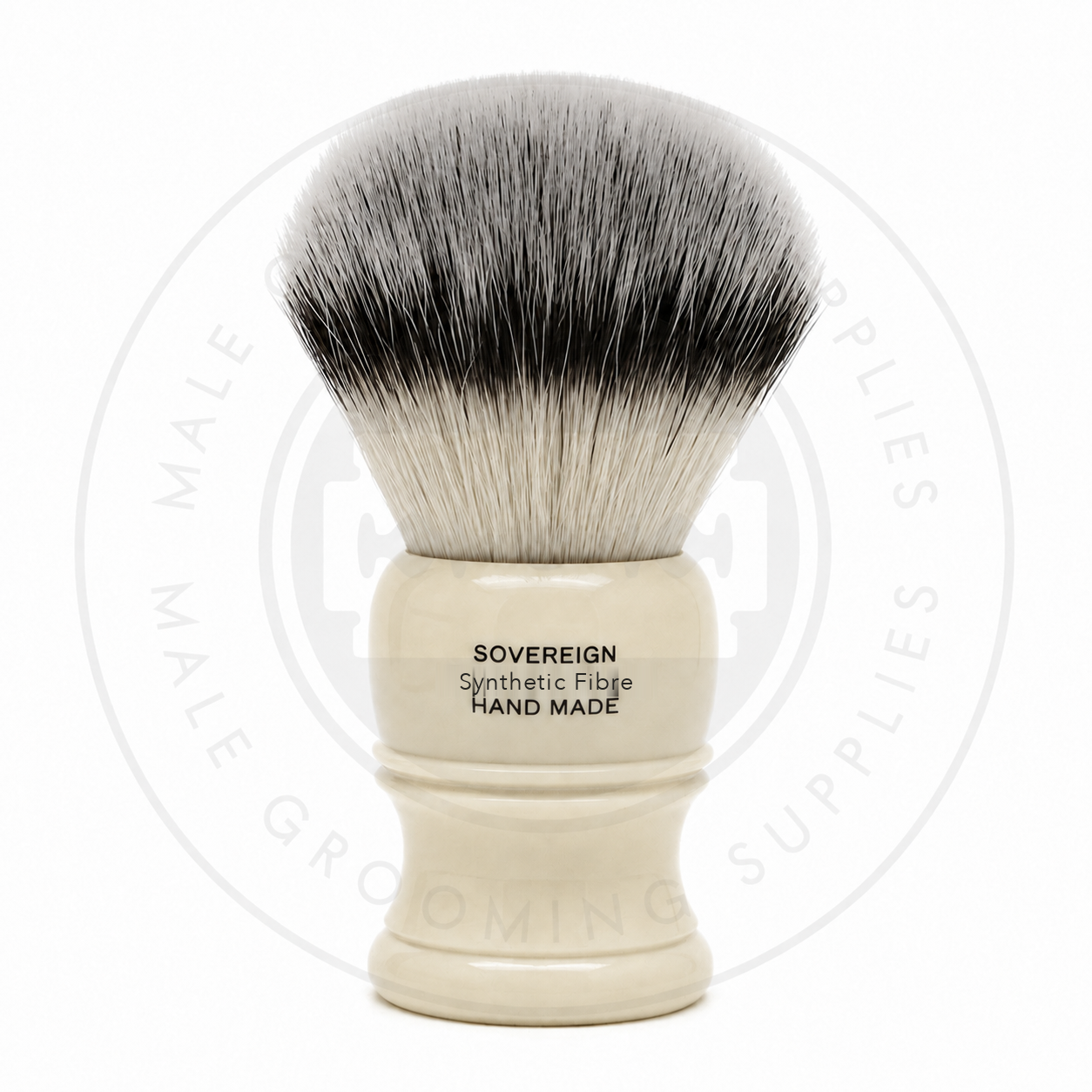 Simpson Trafalgar Synthetic Fibre Shaving Brush Range, back – Male Grooming Supplies