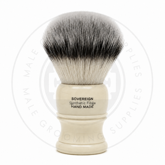 Simpson Trafalgar Synthetic Fibre Shaving Brush Range, back – Male Grooming Supplies