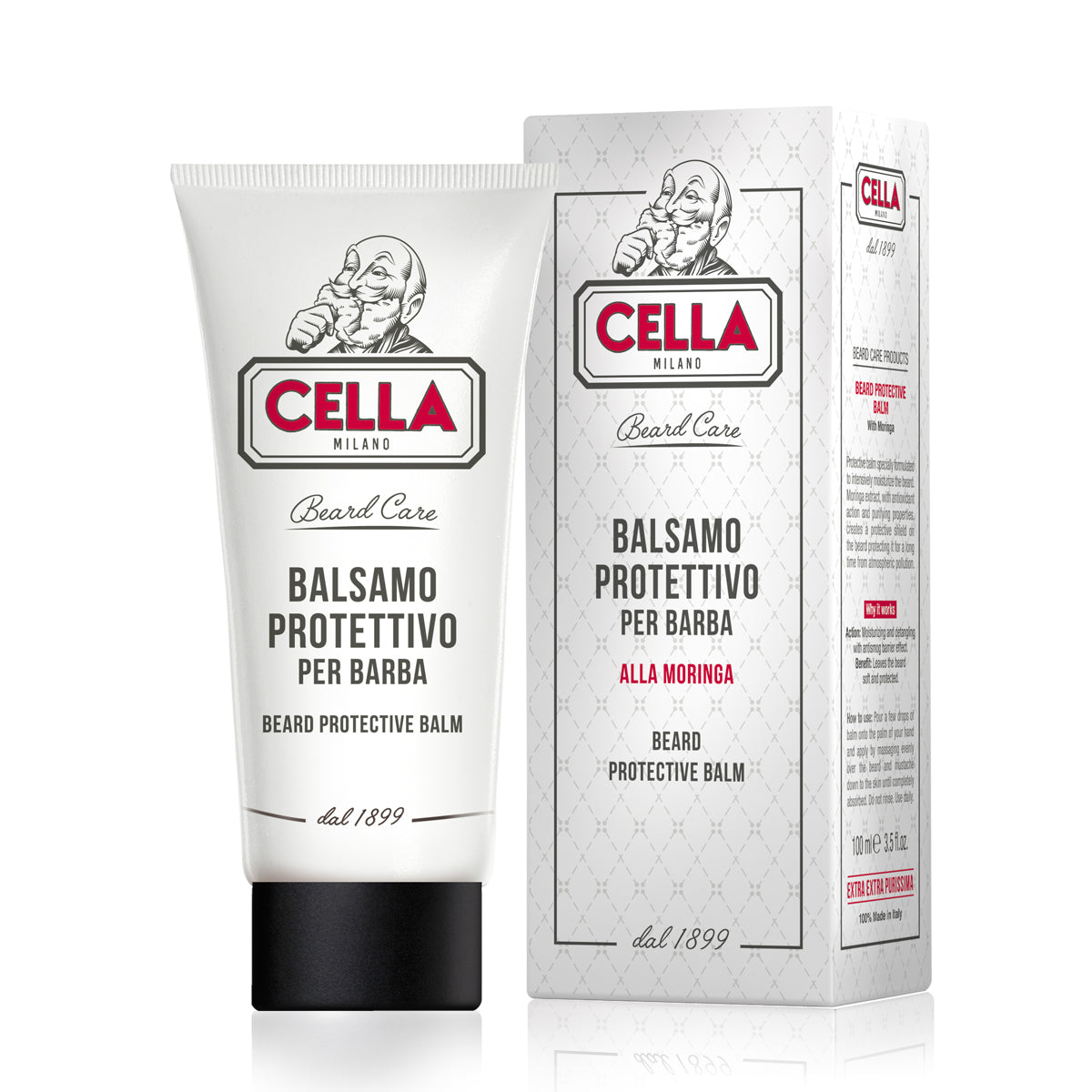 Cella Beard Protective Balm 100ml With Moringa Extract