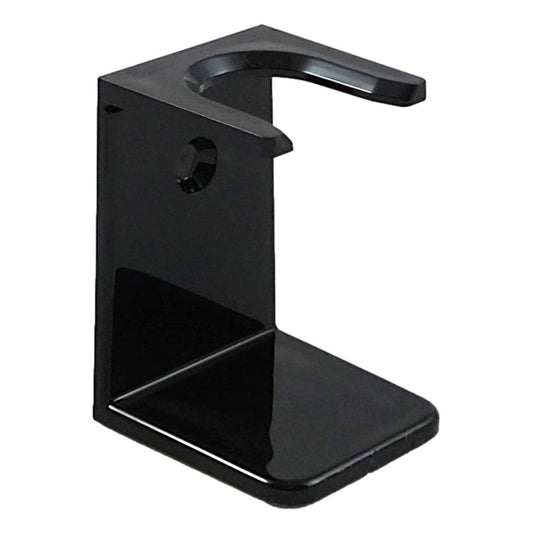 Simpsons shaving brush dripstand with wall mount opening - black