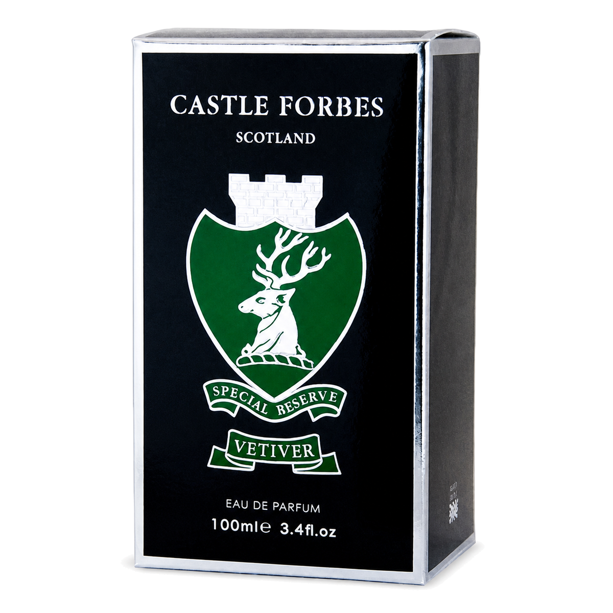 Castle Forbes Special Reserve Vetiver Eau De Parfum 100ml box view