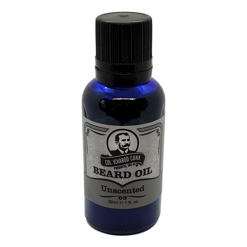 Colonel Conk’s Natural Beard Oil - Unscented 30ml | Male Grooming Supplies
