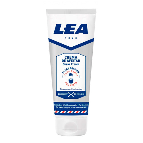 LEA Clear Definer Shaving Cream 75ml For Precision Beard Shaving And Sensitive Skin Protection.