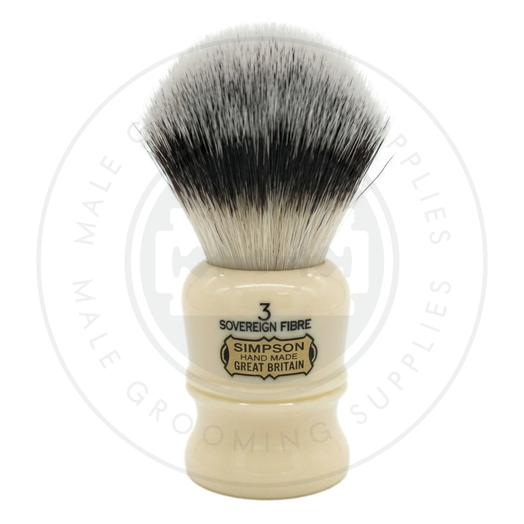 Simpsons 'The Duke' Sovereign Synthetic Shaving Brush