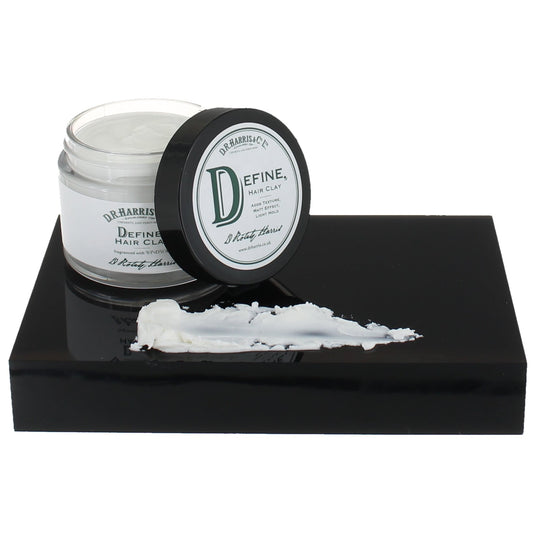 D.R. Harris Define Hair Clay 50ml for matt texture and light hold