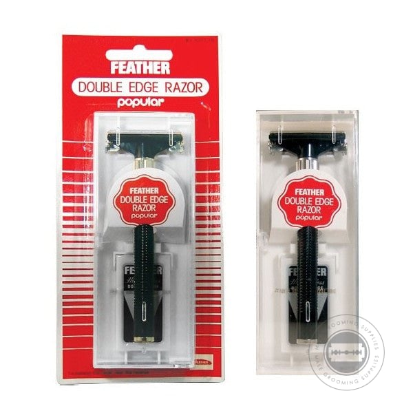 Feather Popular Double Edge Razor Case & Packaging | Male Grooming Supplies