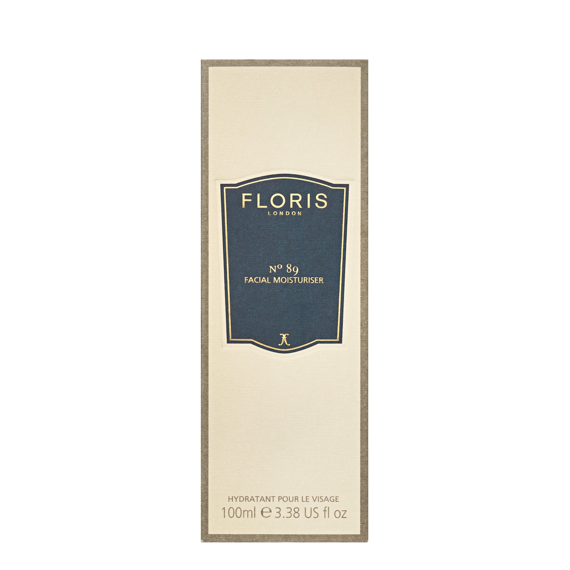 Floris London facial moisturiser packaging on a white background