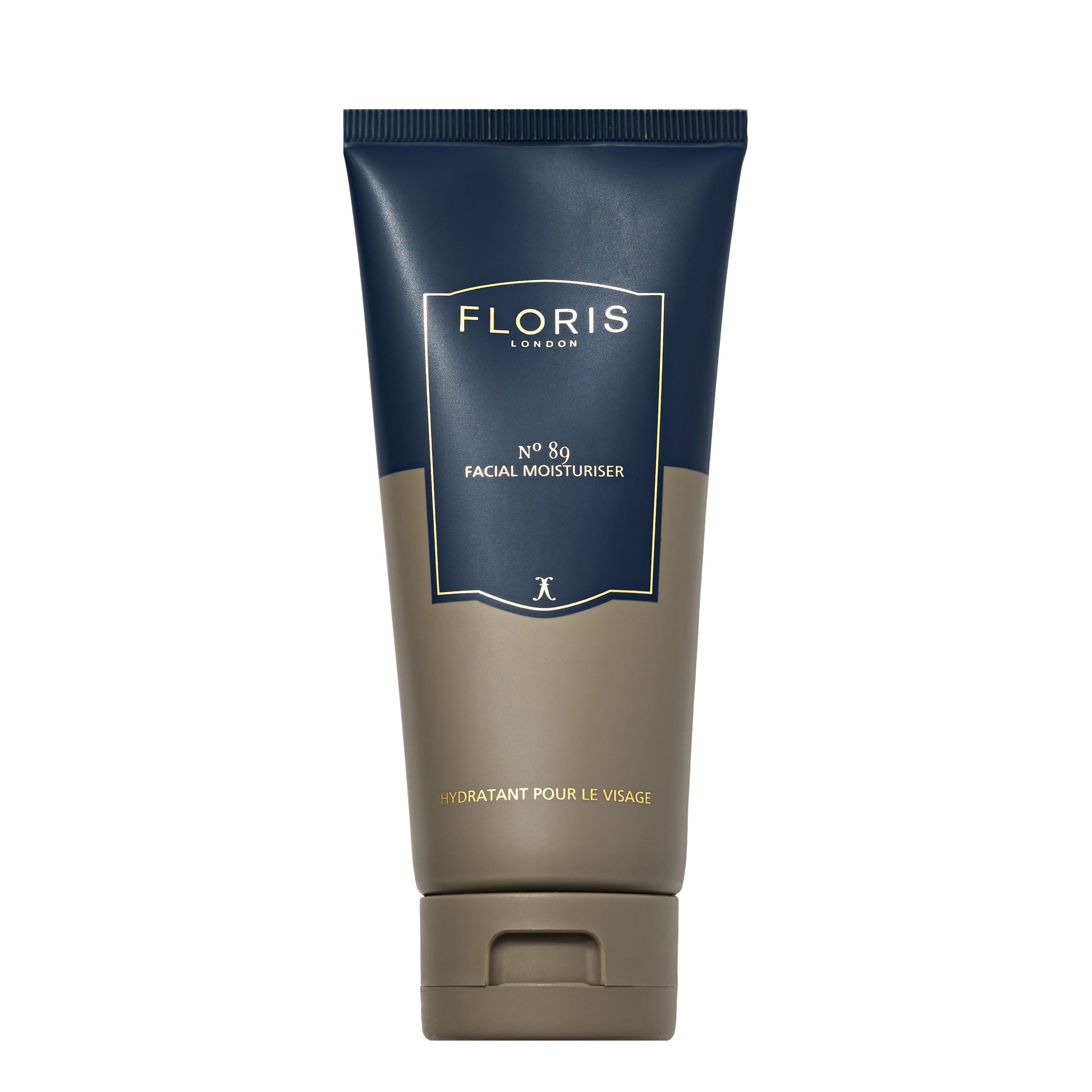 Floris facial moisturizer tube on a white background
