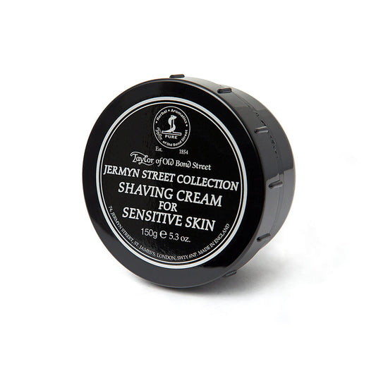 Taylor of Old Bond Street Jermyn Street Shaving Cream Bowl – 150g, Allergen-Free For Sensitive Skin.