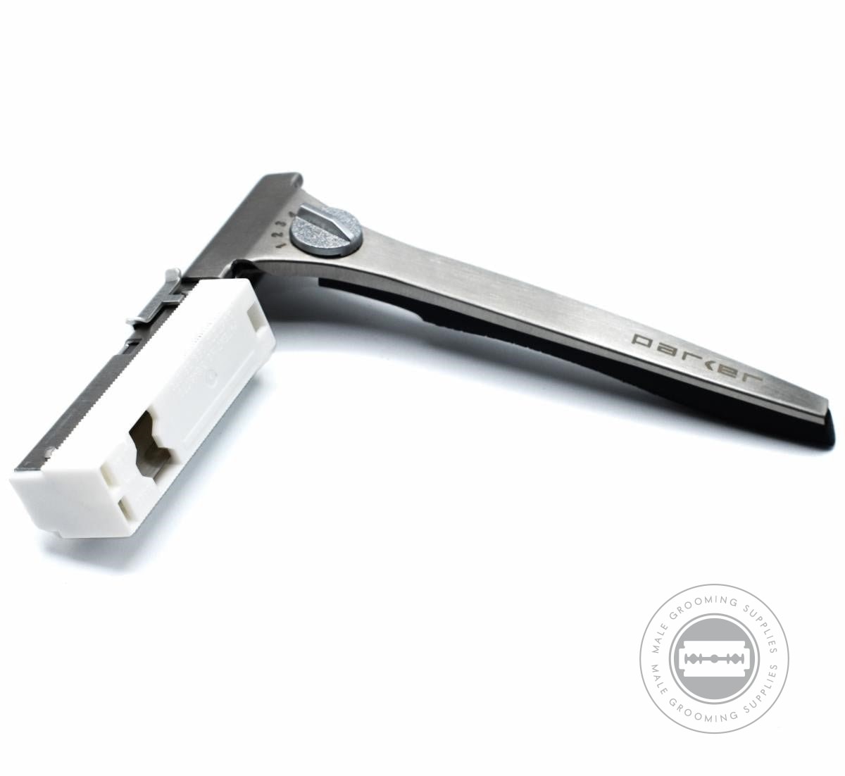 Parker Injector Blades - 20 blades in white dispenser, fits standard and vintage injector razors.