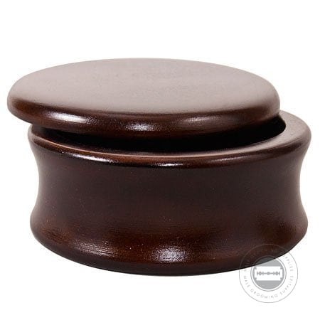 Parker Classic Style Mango Wood Shaving Soap Bowl with a high-luster finish for elegance and durability.