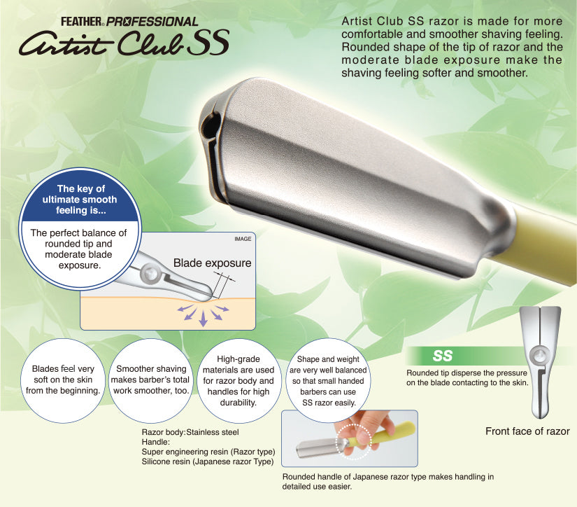 Feather Artist Club SS Folding Razor ACS-RB