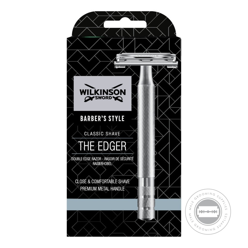 Wilkinson Sword Premium Classic Razor With 5 Blades In Barber’s Style Packaging.