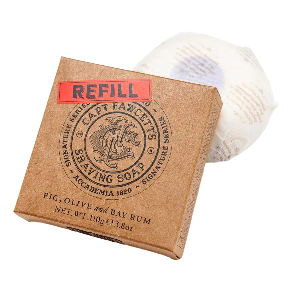 Captain Fawcett Scapicchio Shaving Soap Refill 110g For Traditional Wet Shaving