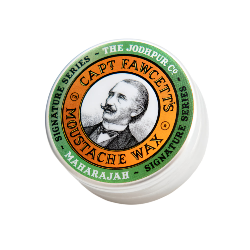 Captain Fawcett Maharajah Moustache Wax 15ml In Aluminium Tin